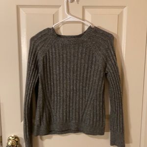 Soft gray sweater